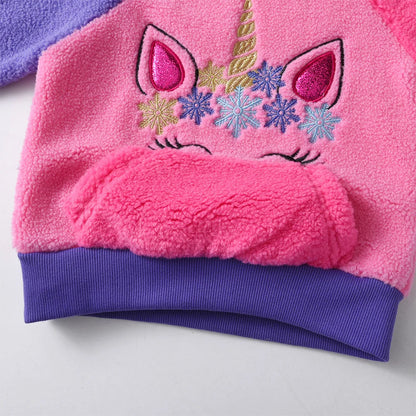 Girls Fleece Jumper (Age 3-12YRS)