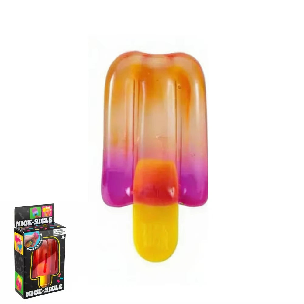 NeeDoh Nice‑Sicle – Super‑Solid Sensory Squishy Cube for Stress Relief & Focus 1
