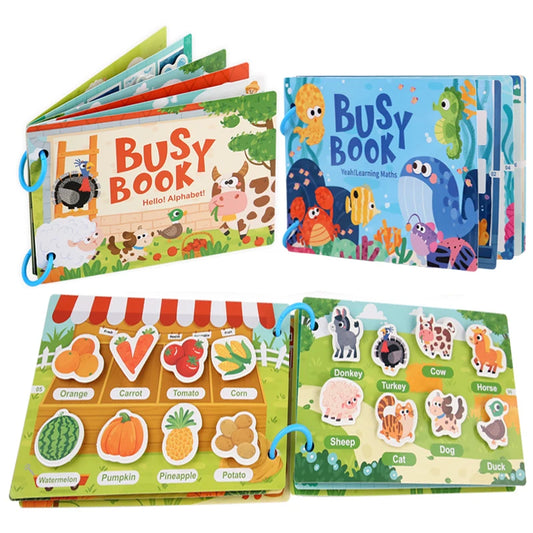 Montessori Busy Book Educational Toy