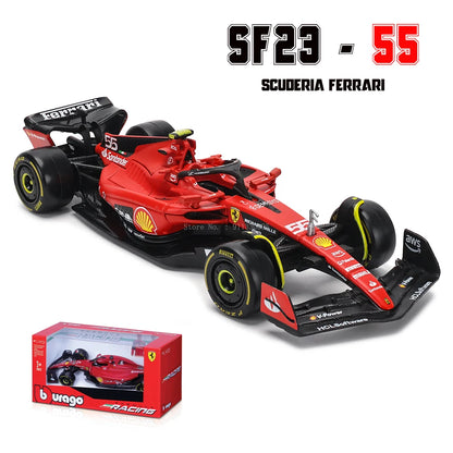 Bburago 1:43 P2 British GP Mclaren F1 MCL60 2023 #4 Lando Norris #81 Oscar Piastri Alloy Car Die Cast Model Toy Collectible 2023 SF23-55