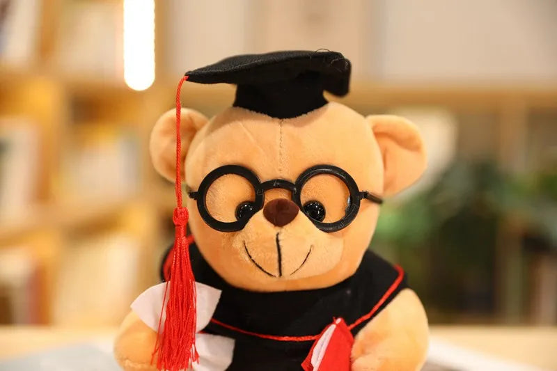 Plush Graduation Teddy Bear Stuffed Toy - 18/23cm