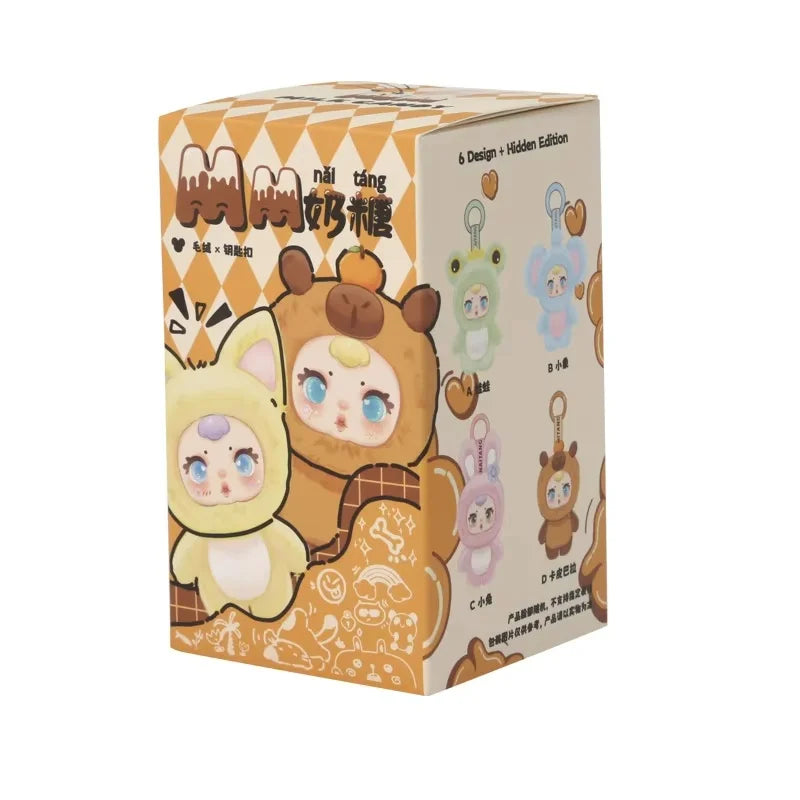 MM Milk Candy V1 Vinyl Plush Blind Box – Cute Mystery Doll Pendant Multicolor Random 1 Pack
