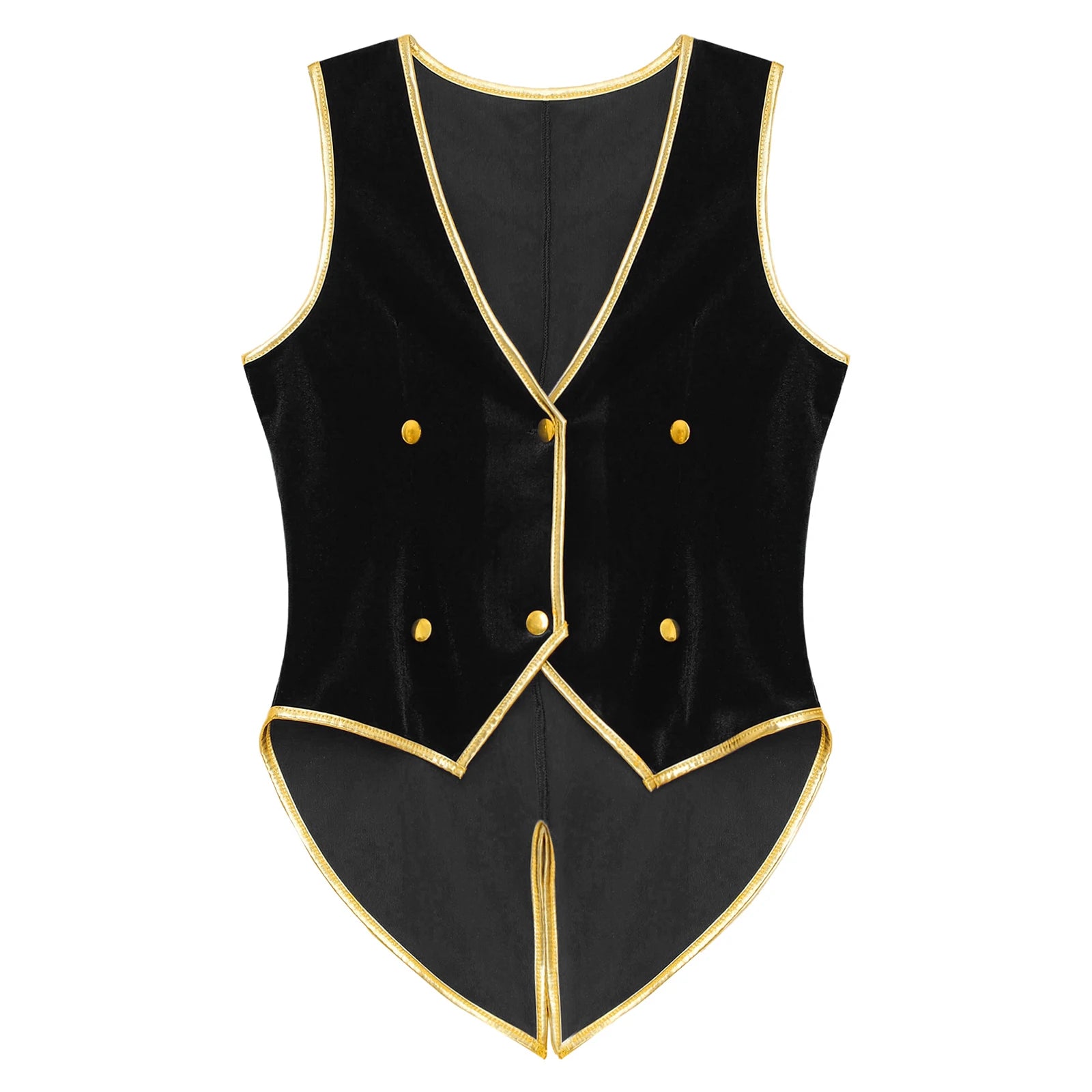 Boys Medieval Renaissance Tailcoat Vest Costume (Age 6-16YRS)