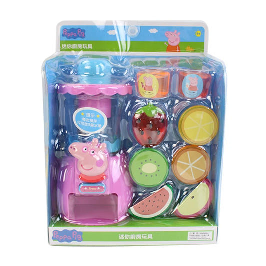 Peppa Pig – Simulated Juicer Pretend Play Blender Toy with Fruit Pieces | Kids Roleplay Kitchen Set Pink