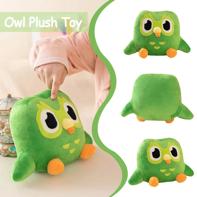 Plush Duolingo Green Owl Plush Toy - 30cm