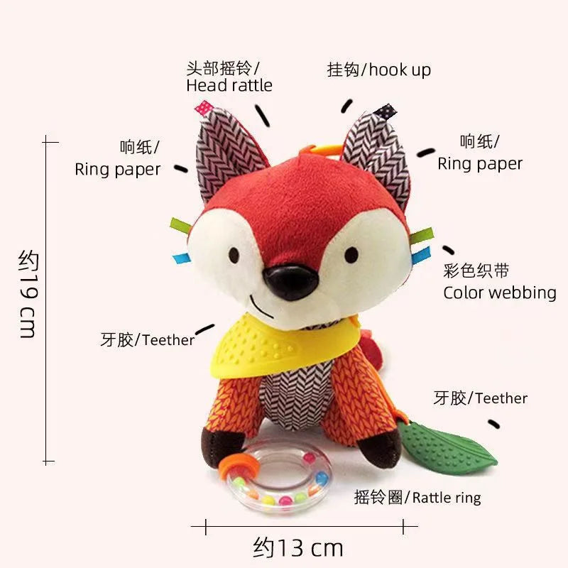 Skip Hop Bandana Buddies Multisensory Baby Plush Toy