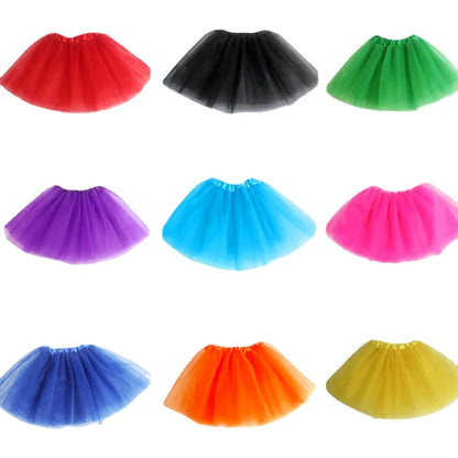 Girls Ballet Tutus Mini Skirt (Age 24M-7 YRS)