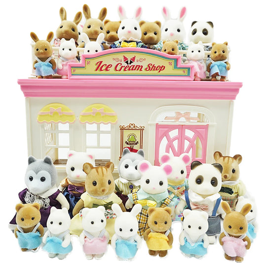 Sylvanian Families Ice Cream Shop Dolls