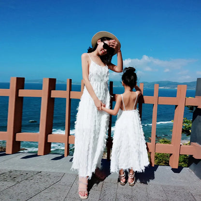 Mother & Daughter Matching White Dress (Mommy & Me)