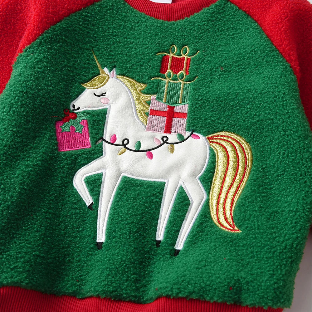 Girls Fleece Jumper (Age 3-12YRS)