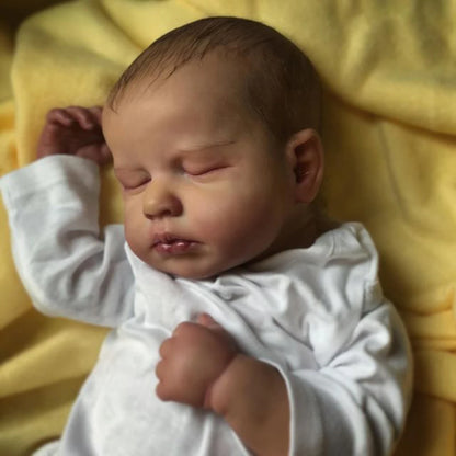 Reborn Baby Silicone Doll LouLou - 50CM