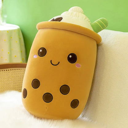 Plush Boba Bubble Tea Stuffed Toy - 25cm