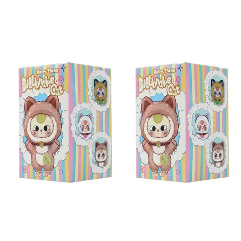 Baby Three Billionaire Lucky Cat Series – Blind Box | Cute Fortune Cat Collectible Figures