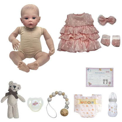 Realistic Reborn Baby Doll Soft Silicone Full Body - 48cm