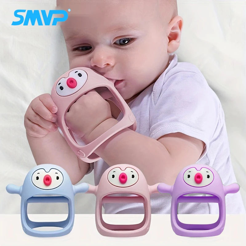 Smily Mia Penguin Silicone Teether