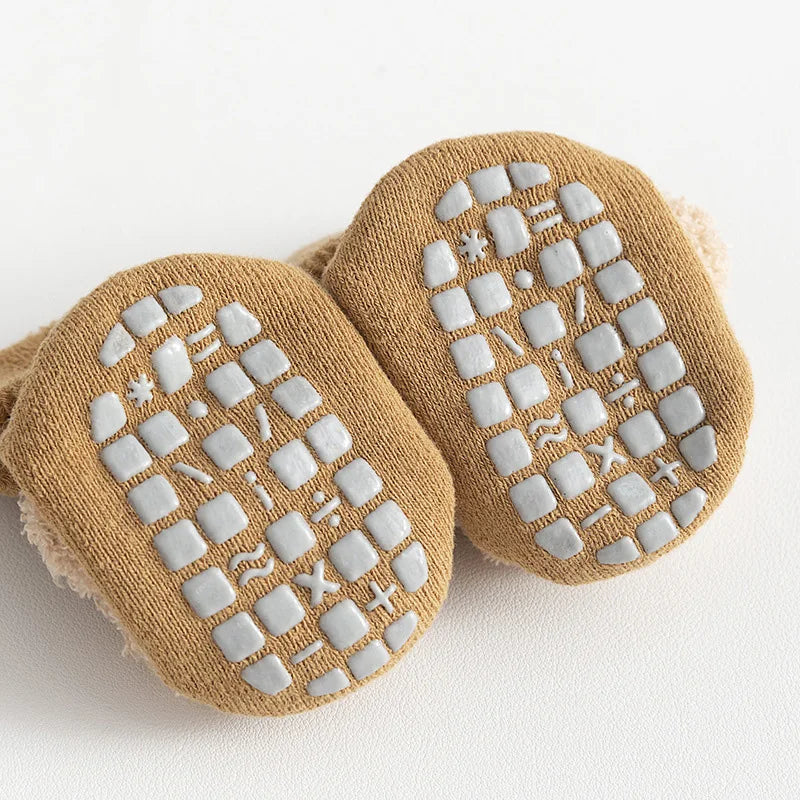 Baby Cotton Thick Bear Non-Slip Socks