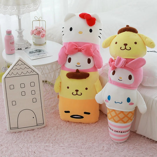 Plush Pillow Miss Kitty Stuffed Toy - 65cm