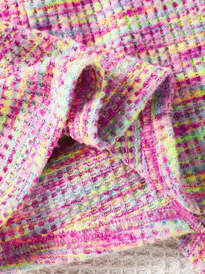 Girls Long Sleeved Knitted Dresses & Handbag (Age 4-7 YRS)