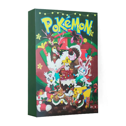 Pokémon Advent Calendar Box – 24-Piece Anime Figure Set | Pikachu, Charizard & More