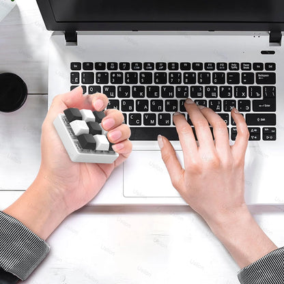 Keyboard Fidget Keychain Switch Tester Stress Toy