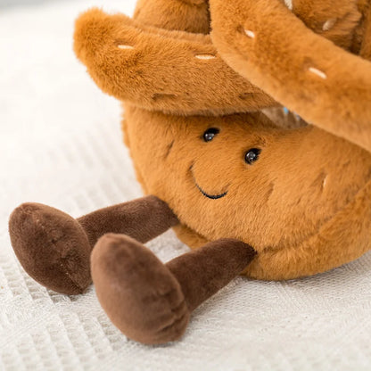 Cute Plush Croissant Toast Bread Stuffed Toy - 16-28cm