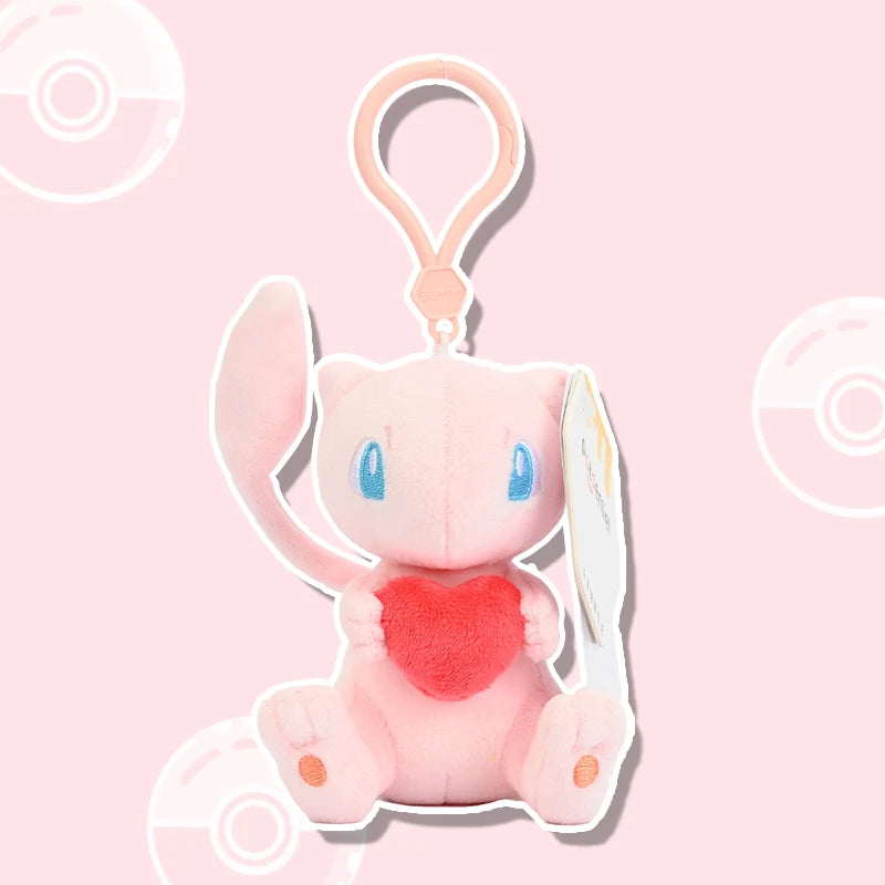 Cute Pokémon Plush Keychains Backpack Charms 8cm Mew