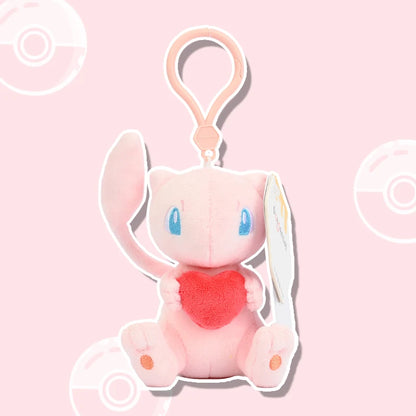 Cute Pokémon Plush Keychains Backpack Charms 8cm Mew