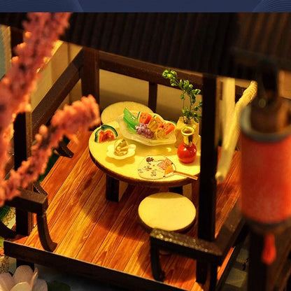 DIY Miniature Sakura Court House Model TC14 Set