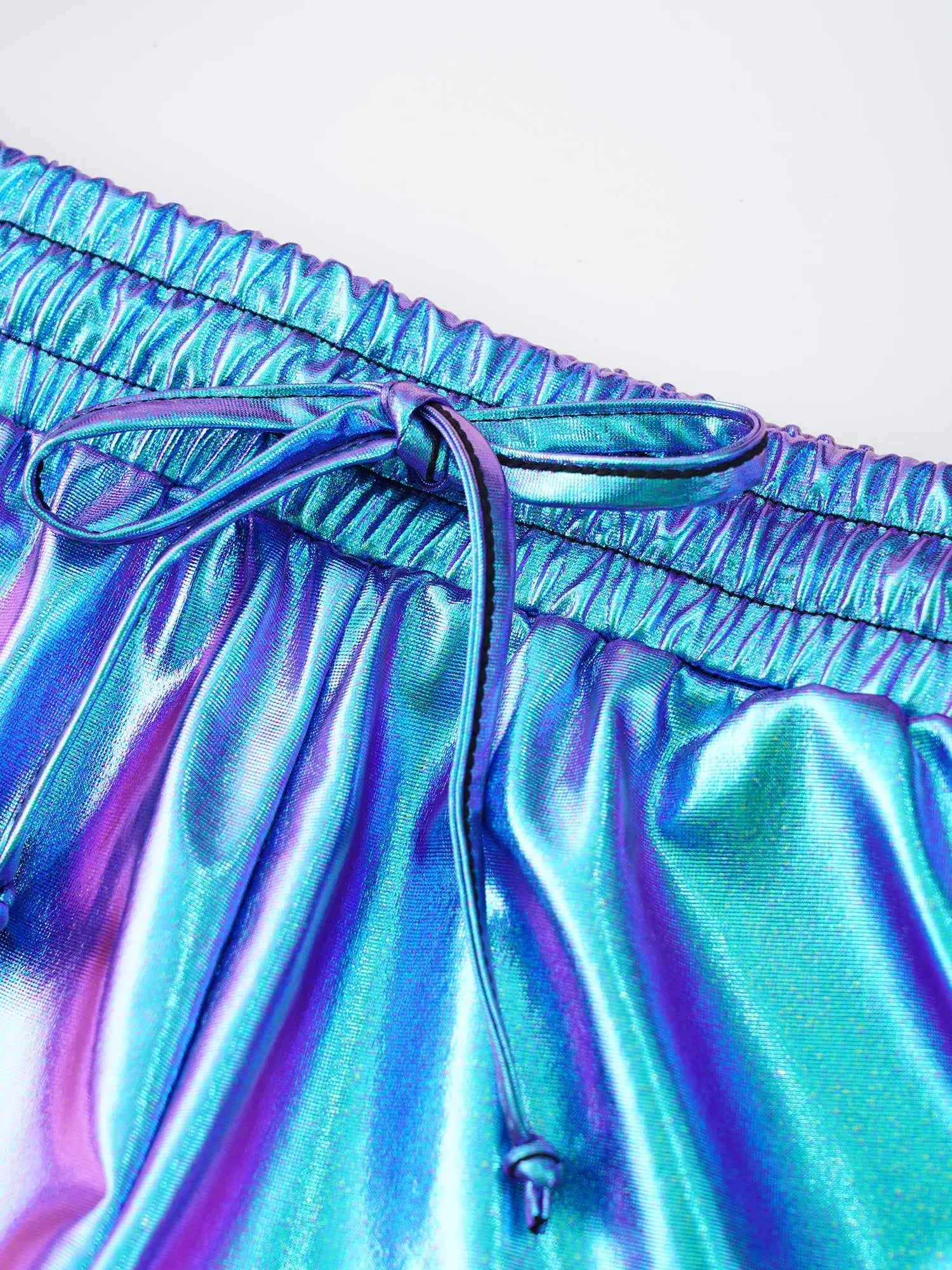 Girls Metallic Drawstring Shorts (Age 3-12 YRS)
