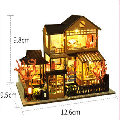 DIY Miniature Sakura Court House Model TC14 Set