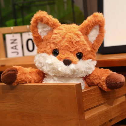 Plush Fluffy Fox Stuffed Toy - 35cm/50cm