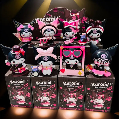 Sanrio Kuromi Sparkling Idol Series Blind Box | Cute Anime Figure • Mystery Collectible 8pcs box