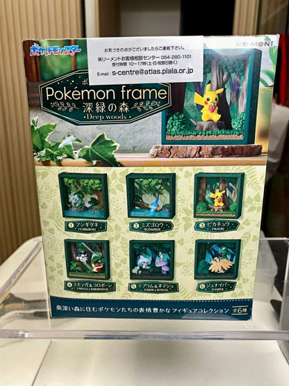 Re-Ment Pokémon Frame Deep Woods Mini Figure Blind Box – Forest Scene Collectibles | 6 Styles