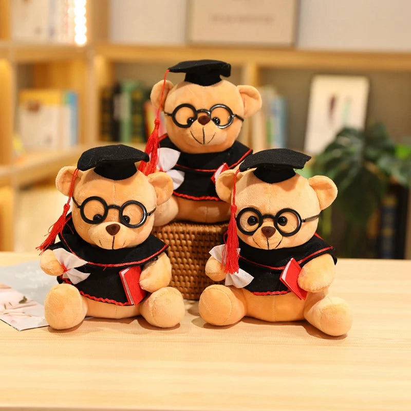 Plush Graduation Teddy Bear Stuffed Toy - 18/23cm