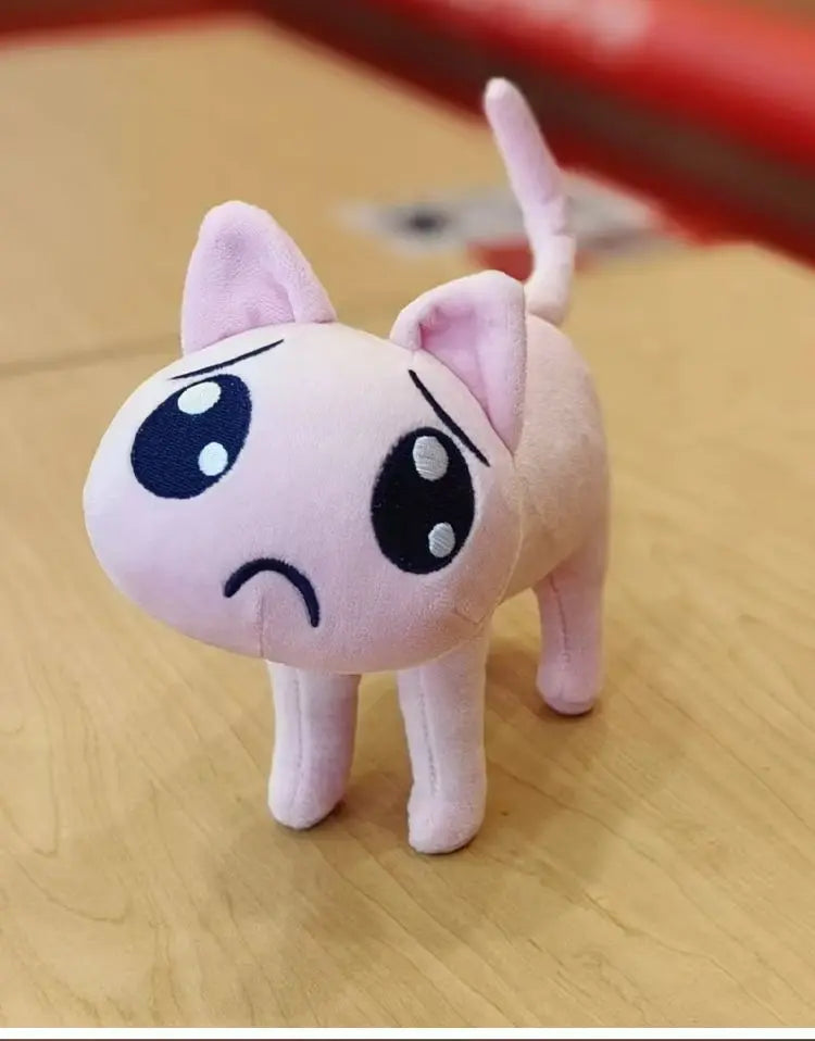 Super Cute P Cat! Needy Girl Overdose Emojis 17/28cm Bluey & Bingo Family Plush Toys Cartoon Dog Stuffed Animals Soft Plush Doll