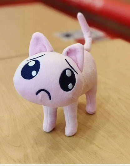 Super Cute P Cat! Needy Girl Overdose Emojis 17/28cm Bluey & Bingo Family Plush Toys Cartoon Dog Stuffed Animals Soft Plush Doll