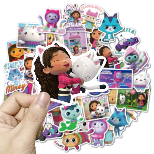 Gabbys Dollhouse Stickers - 10/50Pcs