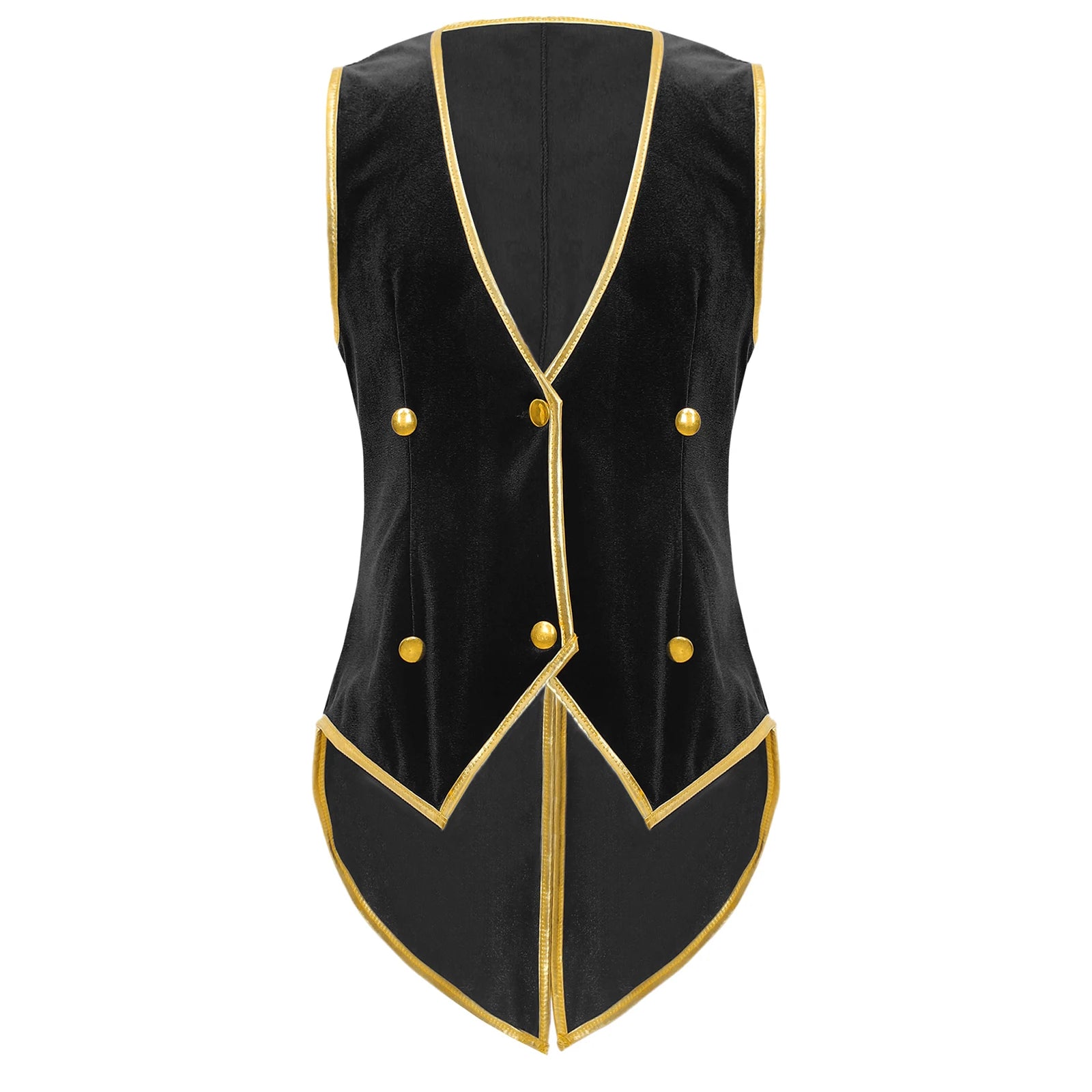Boys Medieval Renaissance Tailcoat Vest Costume (Age 6-16YRS)