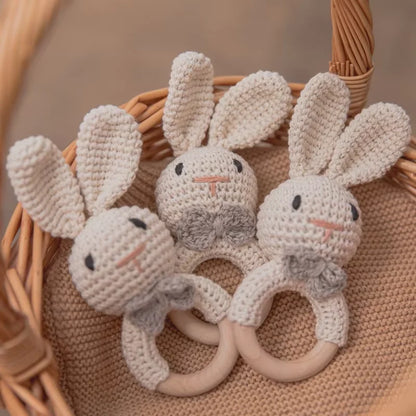 Baby Crochet Bunny Rattles
