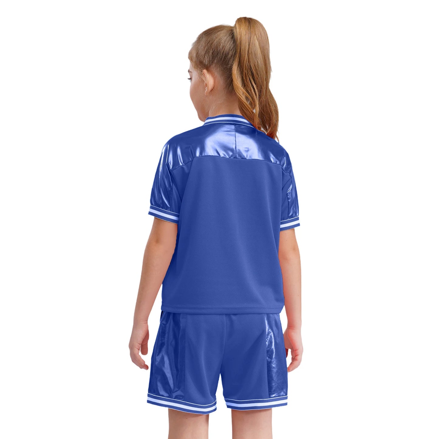 Girls/Boys Sports Shorts & T-shirt Sets (Age 6-16YRS)