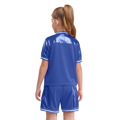 Girls/Boys Sports Shorts & T-shirt Sets (Age 6-16YRS)