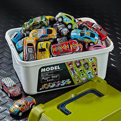 20-50Pcs/Set Mini Plastic Car Set