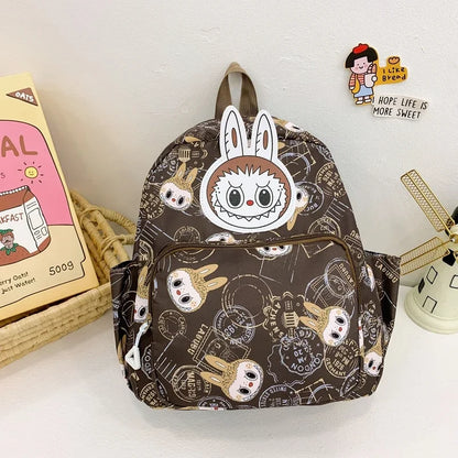 Labubu Backpack - Lightweight, Preppy Style Cartoon Schoolbag - Durable, Water-Resistant Labubu-C