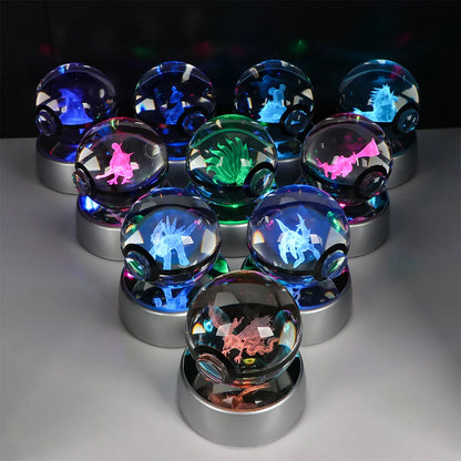 Pokemon Crystal Ball LED Night Light