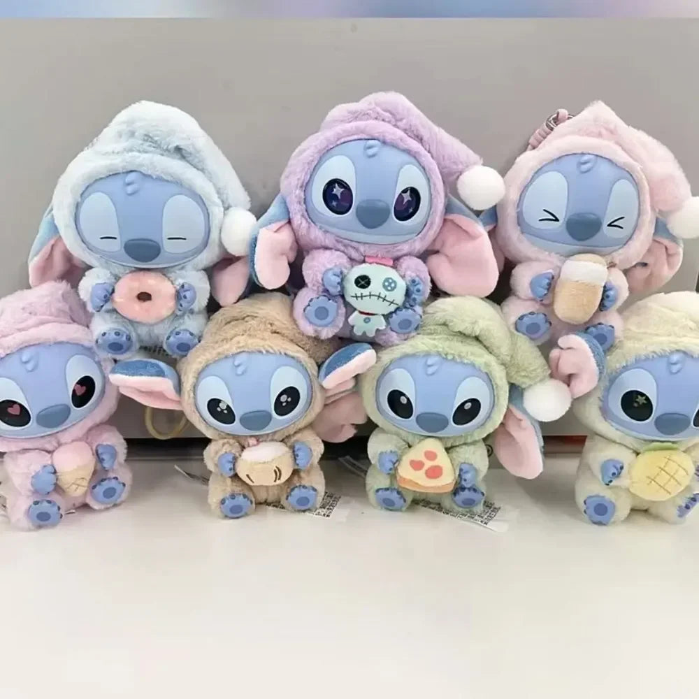Miniso Disney Stitch "Eat Something Before Sleep" Series Plush Figure Blind Box