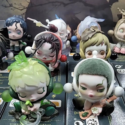 SKULLPANDA The Ink Plum Blossom Series Blind Box Moss Vine Field