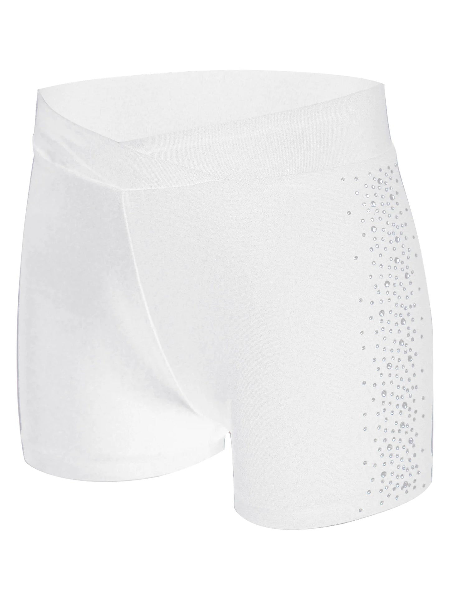 Girls Rhinestones Dance Shorts (Age 4-16 YRS)