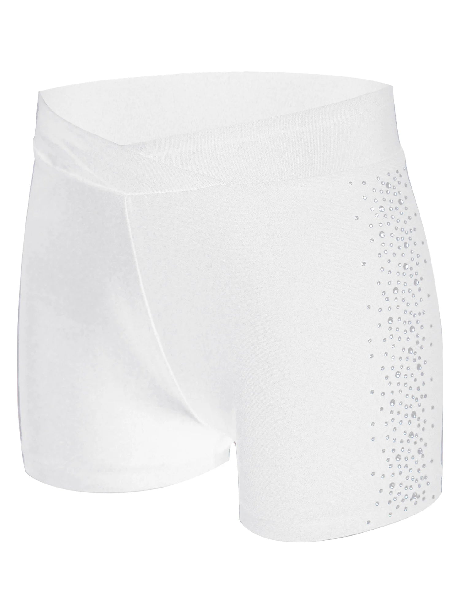 Girls Rhinestones Dance Shorts (Age 4-16 YRS)