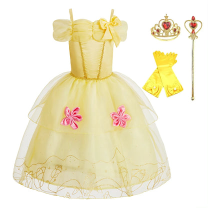 Girls Princess Costume Dress ( Dress 02 and Set