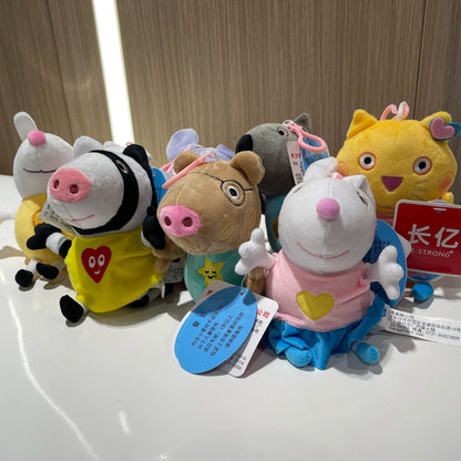 Plush Peppa Pig George Zoe Suzy Rebecca Emily Danny Pedro Bear Stuffed Toy - 19cm